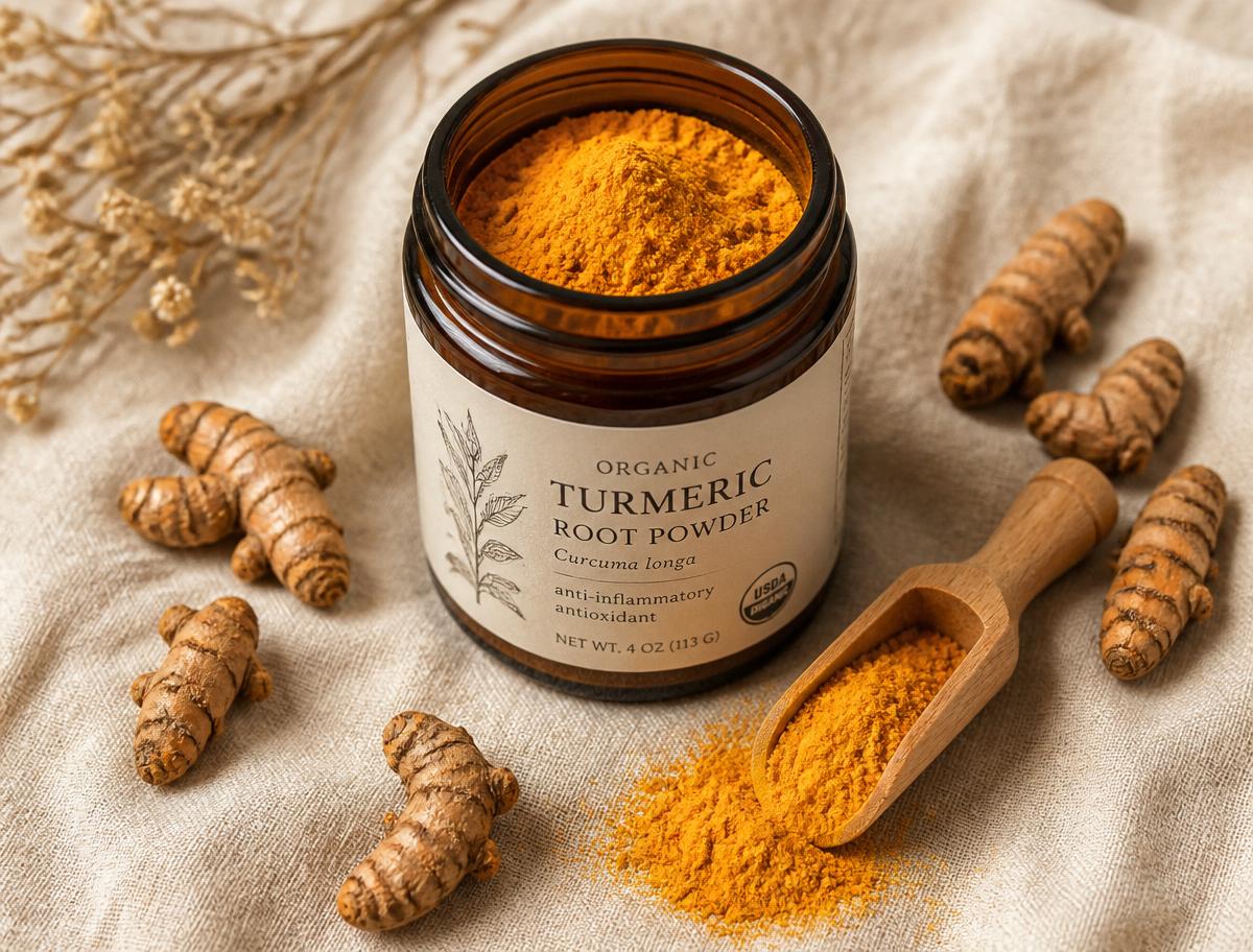 Organic Turmeric Powder — Powders & Teas